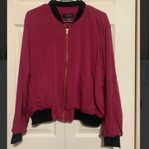 Women Zipper jacket blouse